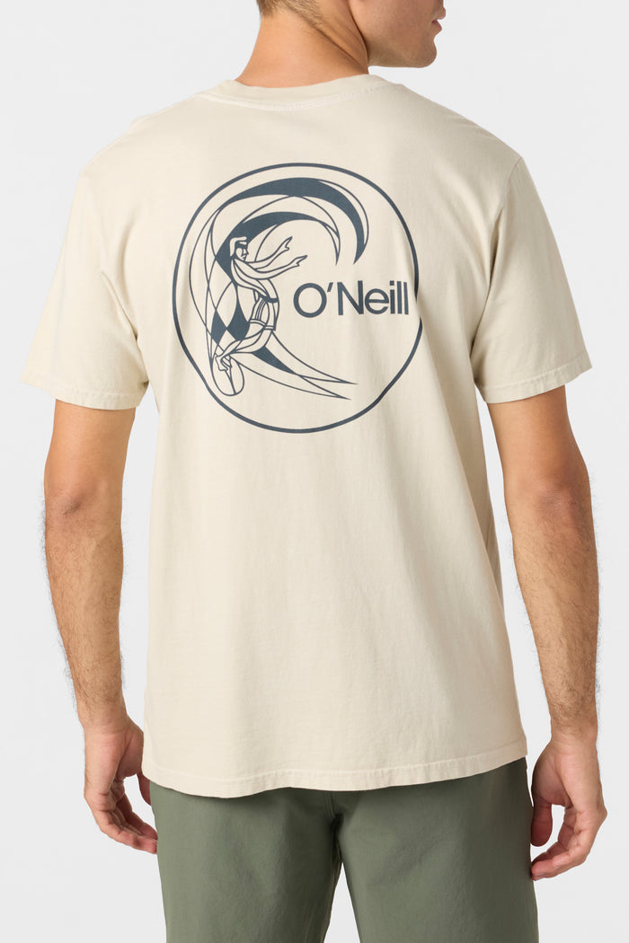 O'Riginals Circle Surfer Relaxed Fit Tee - Lt Khaki | O'Neill