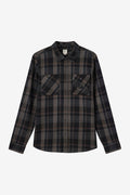 O'Riginals Clashed Flannel Standard Fit Long Sleeve Shirt - Black | O'Neill