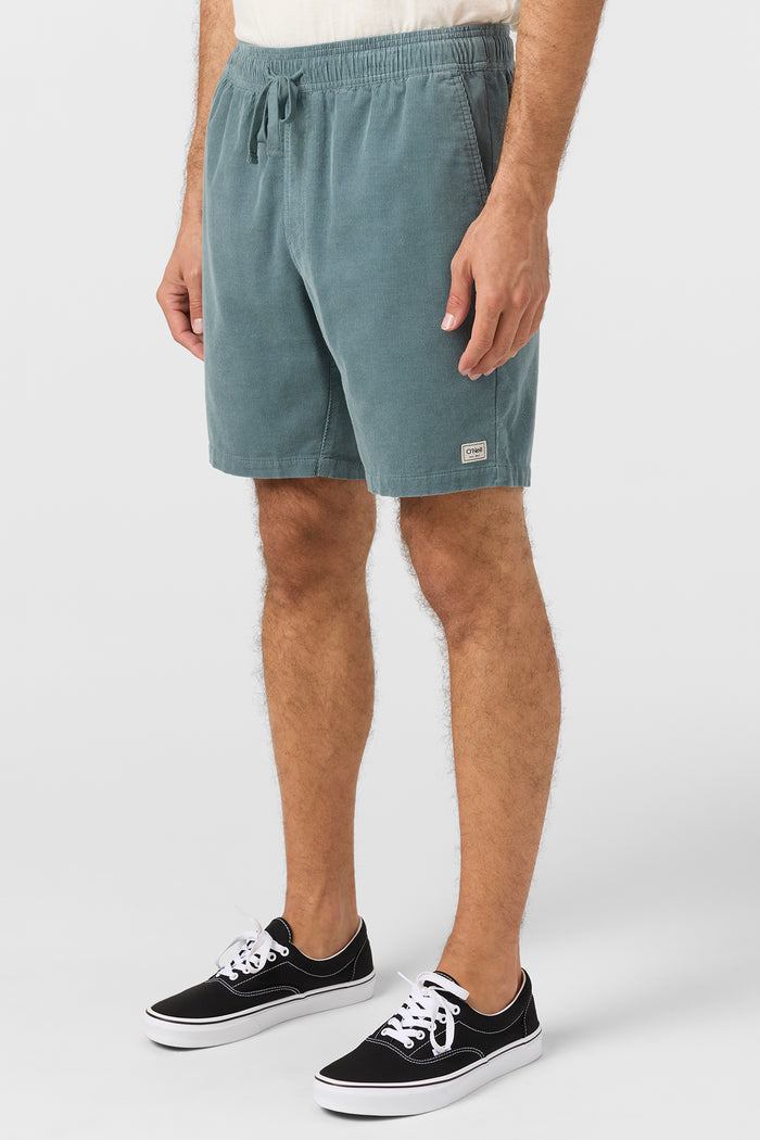 O'Riginals Cord Elastic Waist 18" Shorts - Stormy Sea | O'Neill