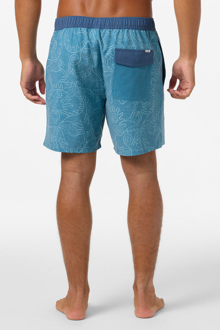 O'Riginals Elastic Waist 16" Swim Trunks - Aegean Blue | O'Neill