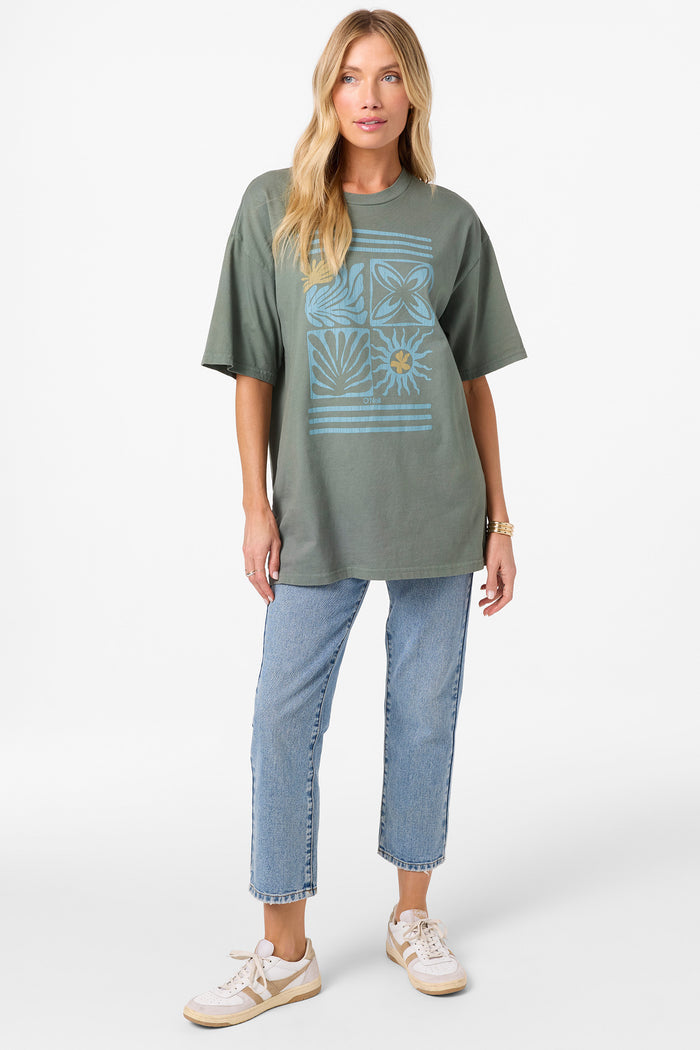 O'Riginals Elements Oversized Tee - Balsam Green | O'Neill