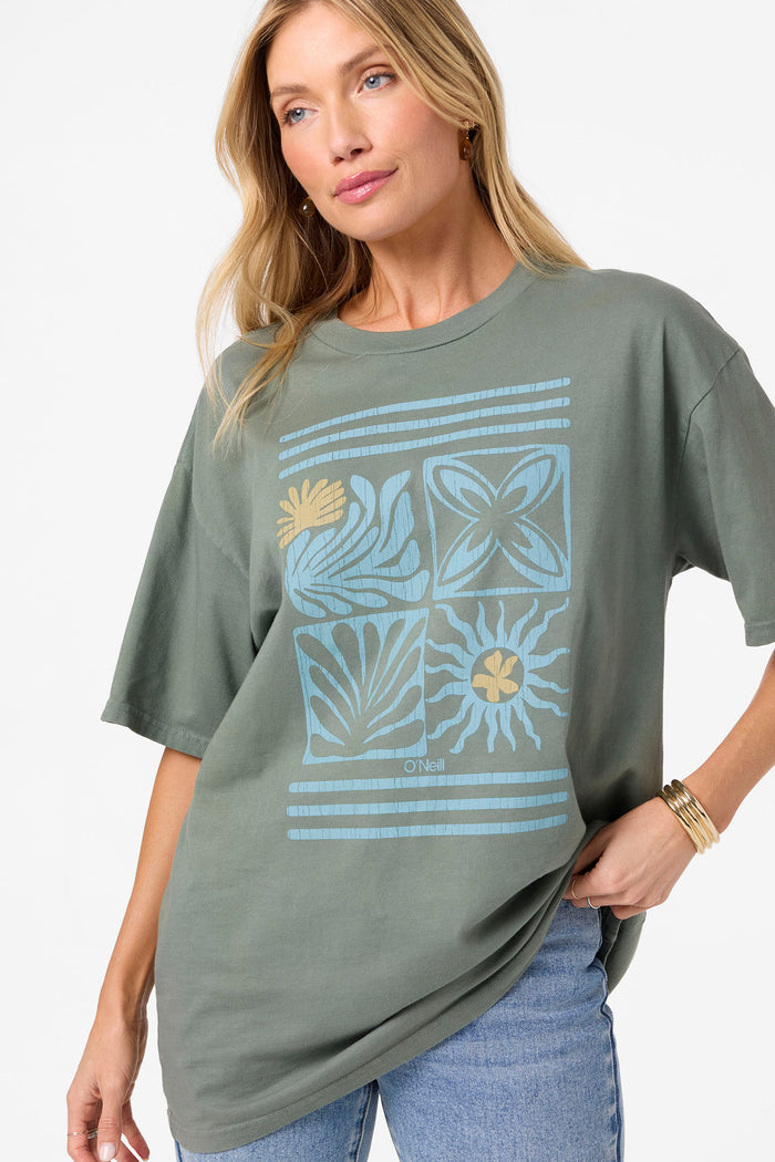 O'Riginals Elements Oversized Tee - Balsam Green | O'Neill