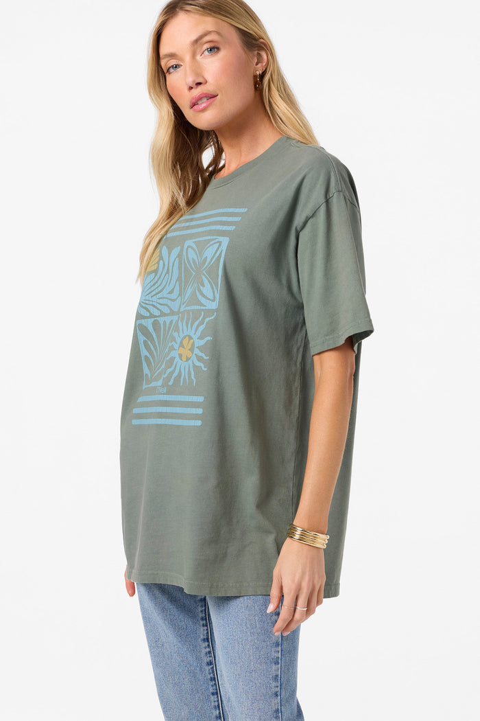 O'Riginals Elements Oversized Tee - Balsam Green | O'Neill