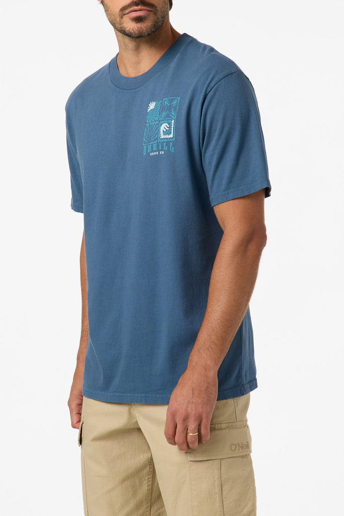 O'Riginals Etching Vintage Relaxed Fit Tee - Blue Fusion | O'Neill