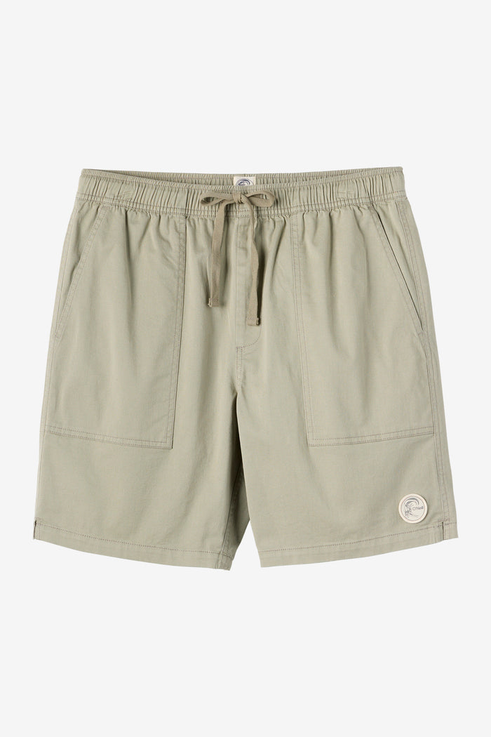 O'Riginals Getaway Elastic Waist 18" Shorts - Seagrass | O'Neill