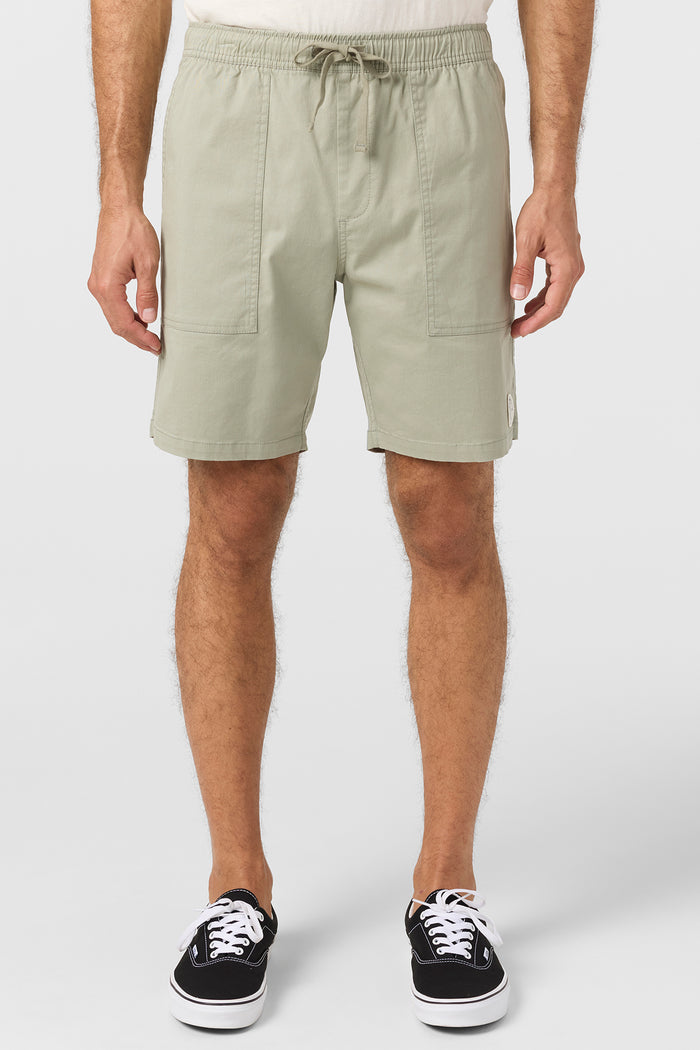 O'Riginals Getaway Elastic Waist 18" Shorts - Seagrass | O'Neill