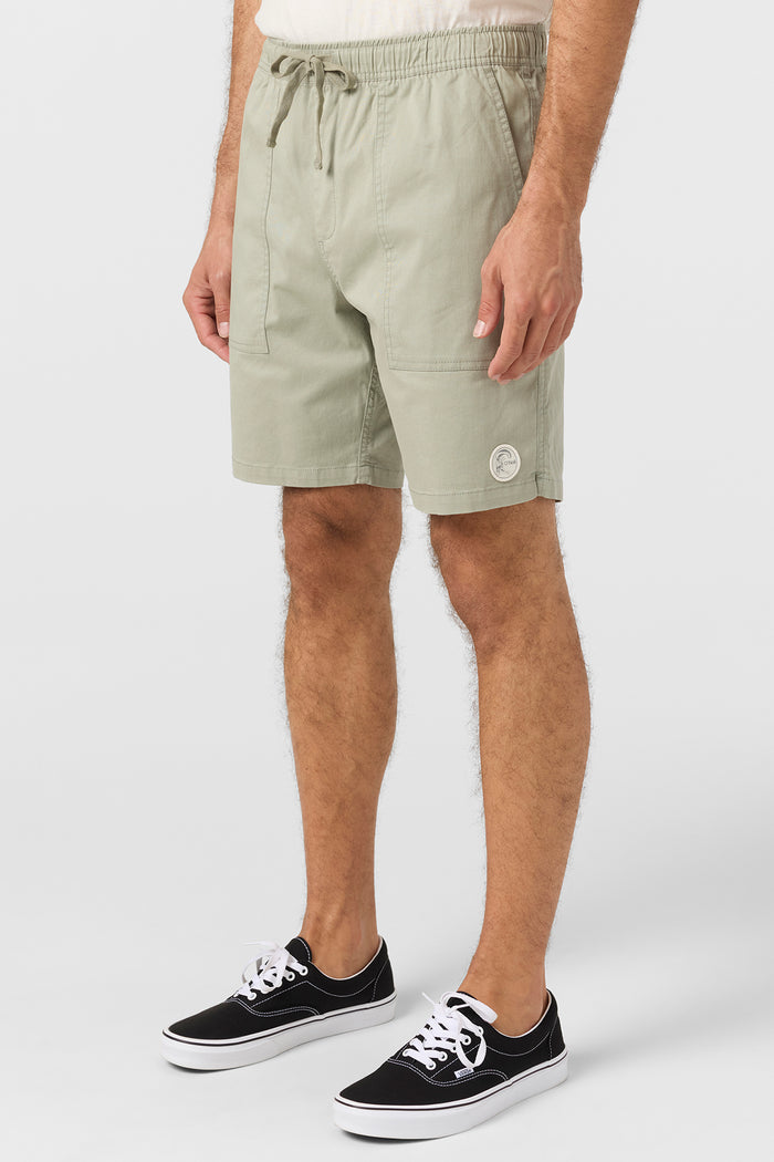 O'Riginals Getaway Elastic Waist 18" Shorts - Seagrass | O'Neill