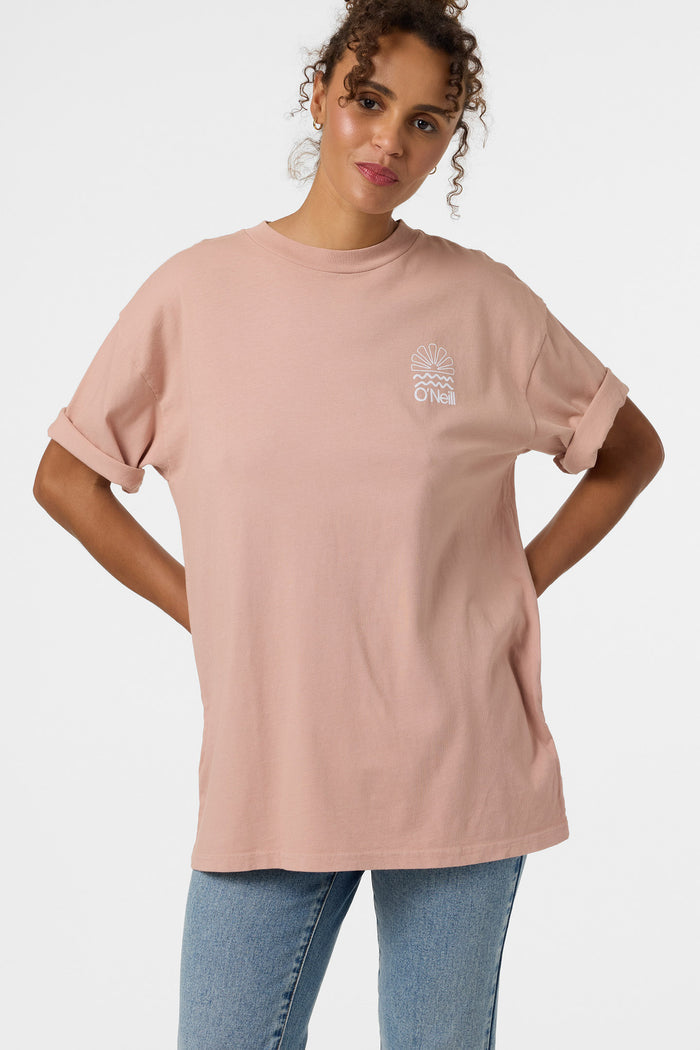 O'Riginals Horizon Oversized Tee - Deauville Mauve | O'Neill