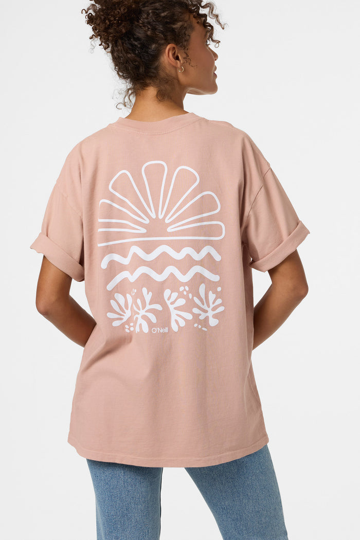 O'Riginals Horizon Oversized Tee - Deauville Mauve | O'Neill