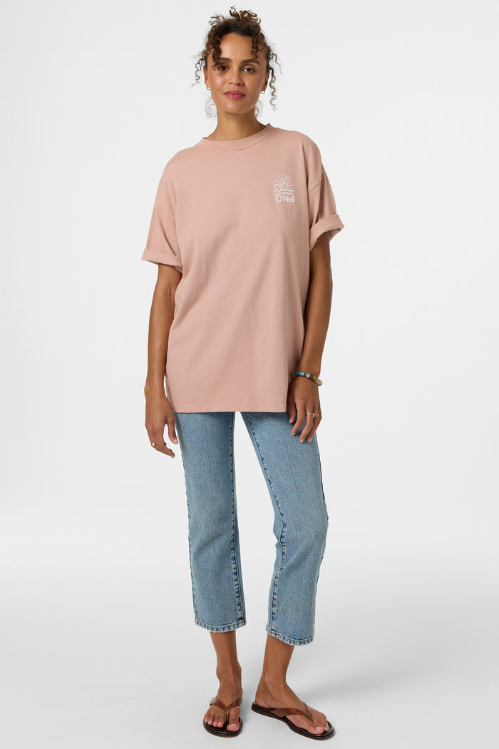 O'Riginals Horizon Oversized Tee - Deauville Mauve | O'Neill