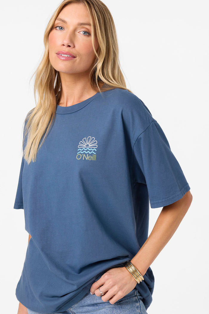 O'Riginals Horizon Oversized Tee - Blue Fusion | O'Neill