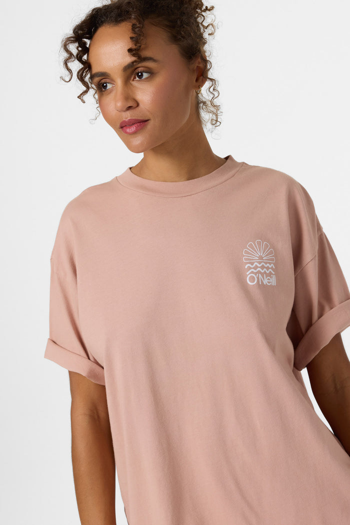 O'Riginals Horizon Oversized Tee - Deauville Mauve | O'Neill