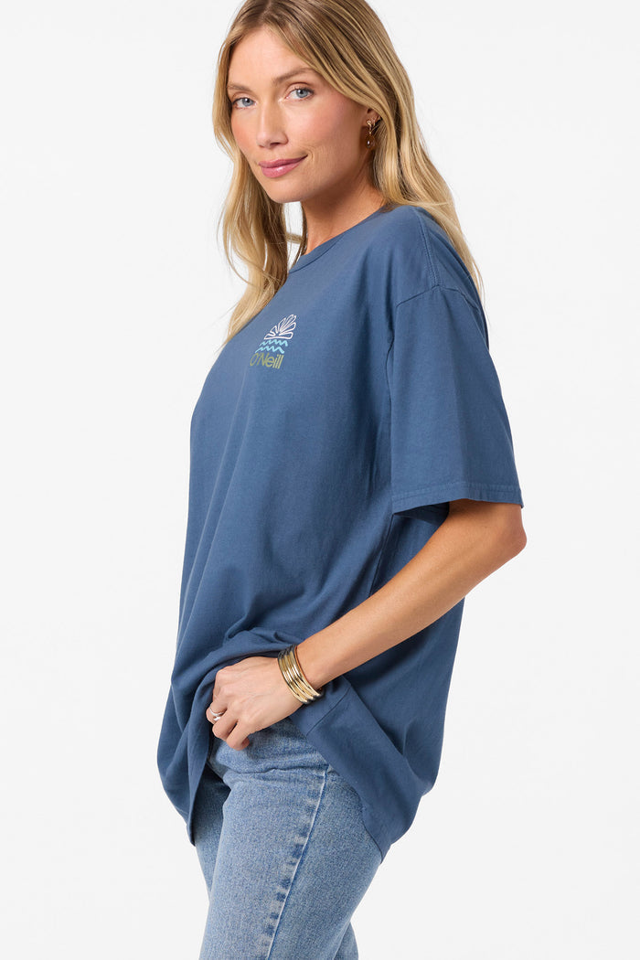 O'Riginals Horizon Oversized Tee - Blue Fusion | O'Neill