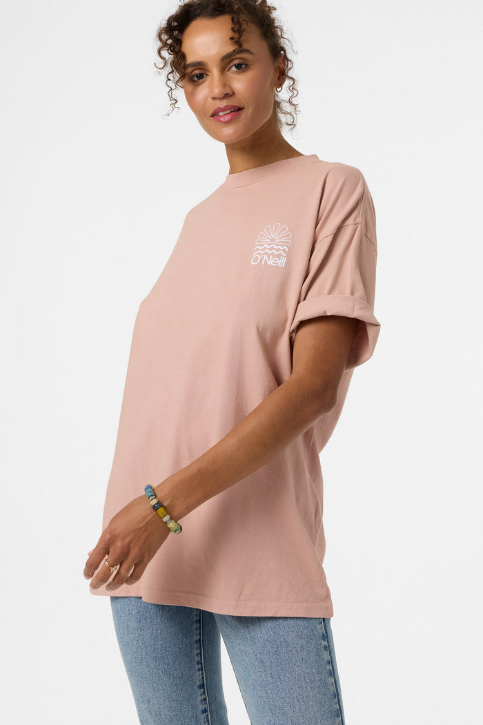 O'Riginals Horizon Oversized Tee - Deauville Mauve | O'Neill