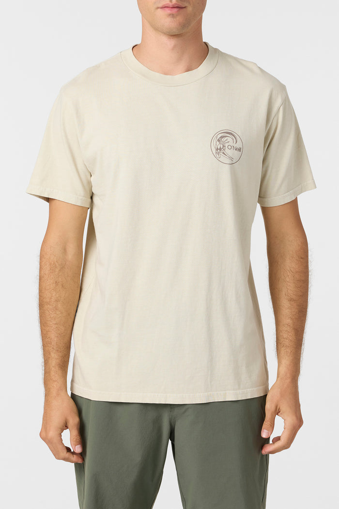 O'Riginals Log Relaxed Fit Tee - Lt Khaki | O'Neill
