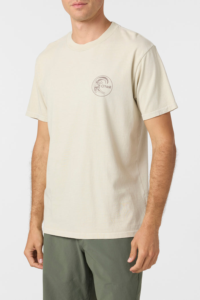 O'Riginals Log Relaxed Fit Tee - Lt Khaki | O'Neill