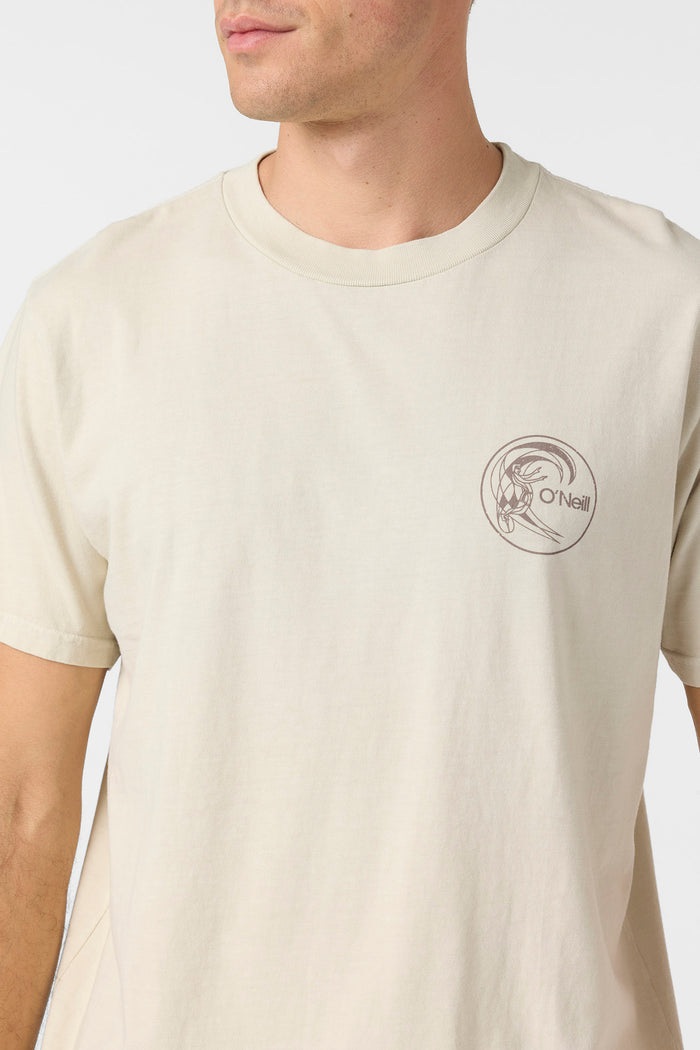 O'Riginals Log Relaxed Fit Tee - Lt Khaki | O'Neill