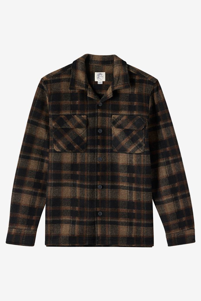 O'Riginals Lux Standard Fit Overshirt - Black | O'Neill