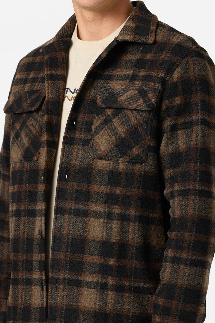 O'Riginals Lux Standard Fit Overshirt - Black | O'Neill