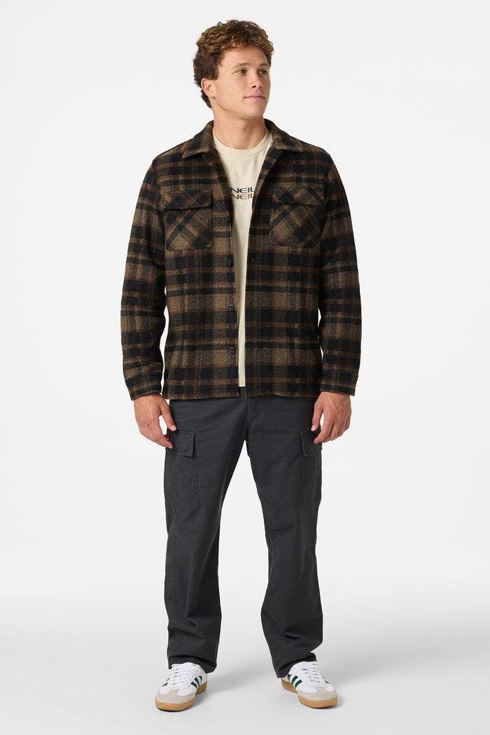 O'Riginals Lux Standard Fit Overshirt - Black | O'Neill