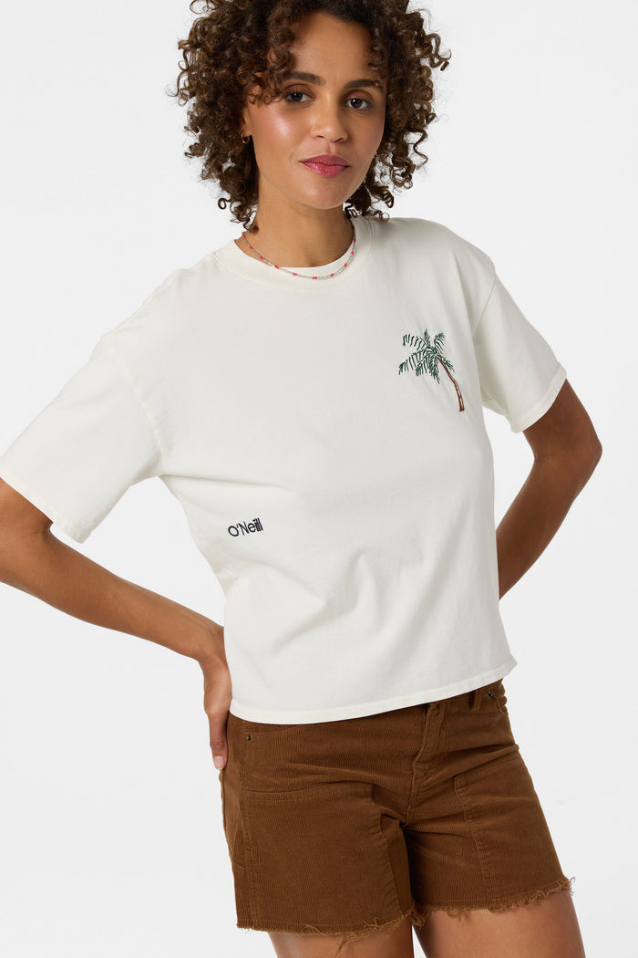 O'Riginals Palms Away Easy Tee - Tofu | O'Neill