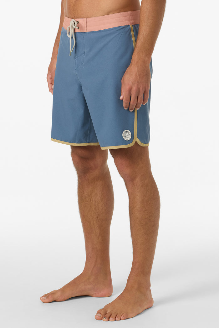 O'Riginals Pigment Scallop 18" Boardshorts - Blue Fusion | O'Neill