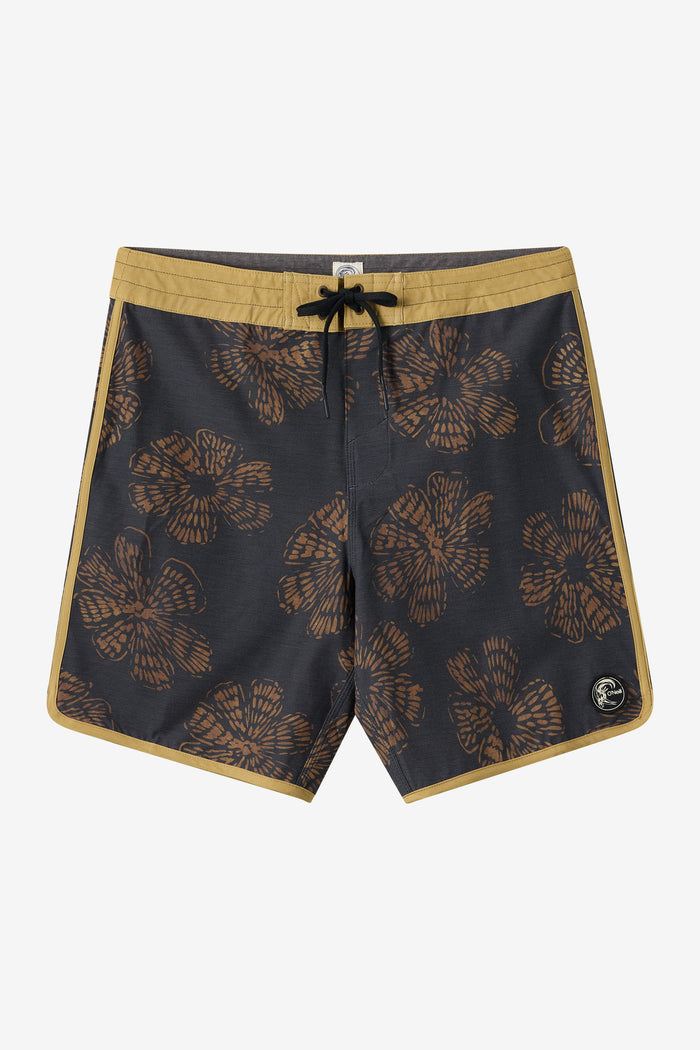 O'Riginals Print Scallop 18" Boardshorts - Phantom | O'Neill