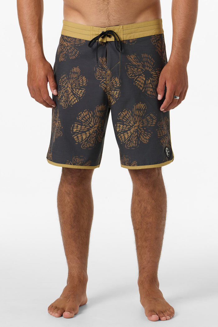 O'Riginals Print Scallop 18" Boardshorts - Phantom | O'Neill