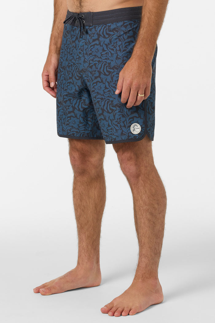 O'Riginals Print Scallop 18" Boardshorts - Blue Fsn 2 | O'Neill