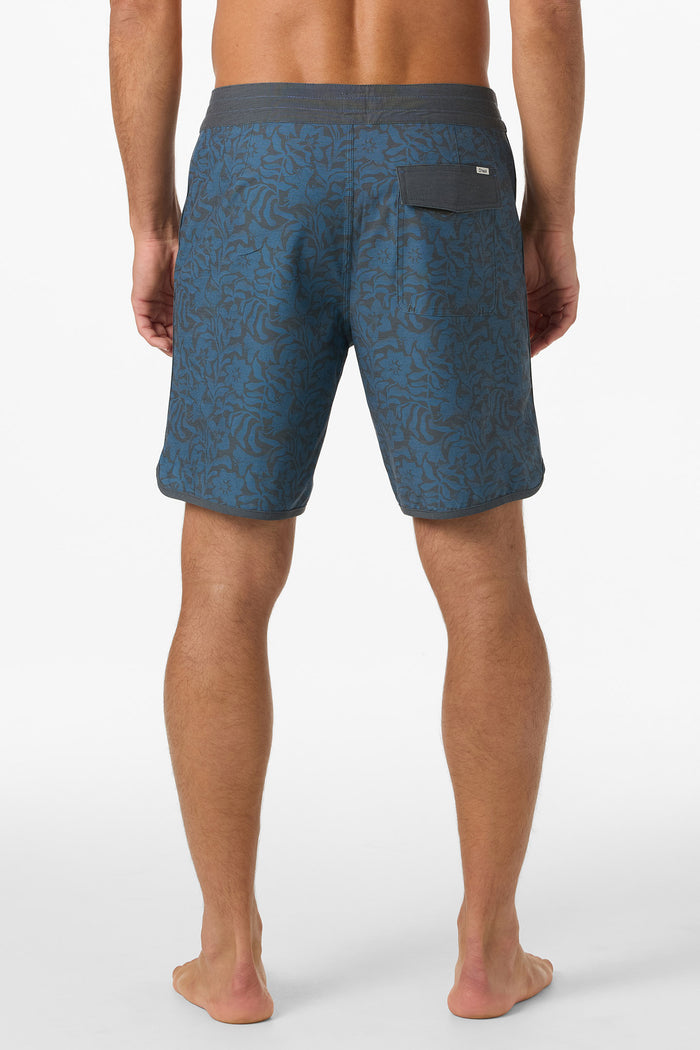 O'Riginals Print Scallop 18" Boardshorts - Blue Fsn 2 | O'Neill