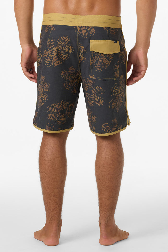 O'Riginals Print Scallop 18" Boardshorts - Phantom | O'Neill