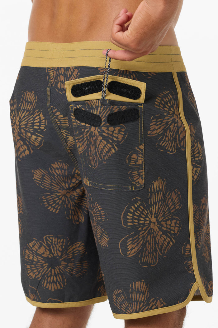 O'Riginals Print Scallop 18" Boardshorts - Phantom | O'Neill