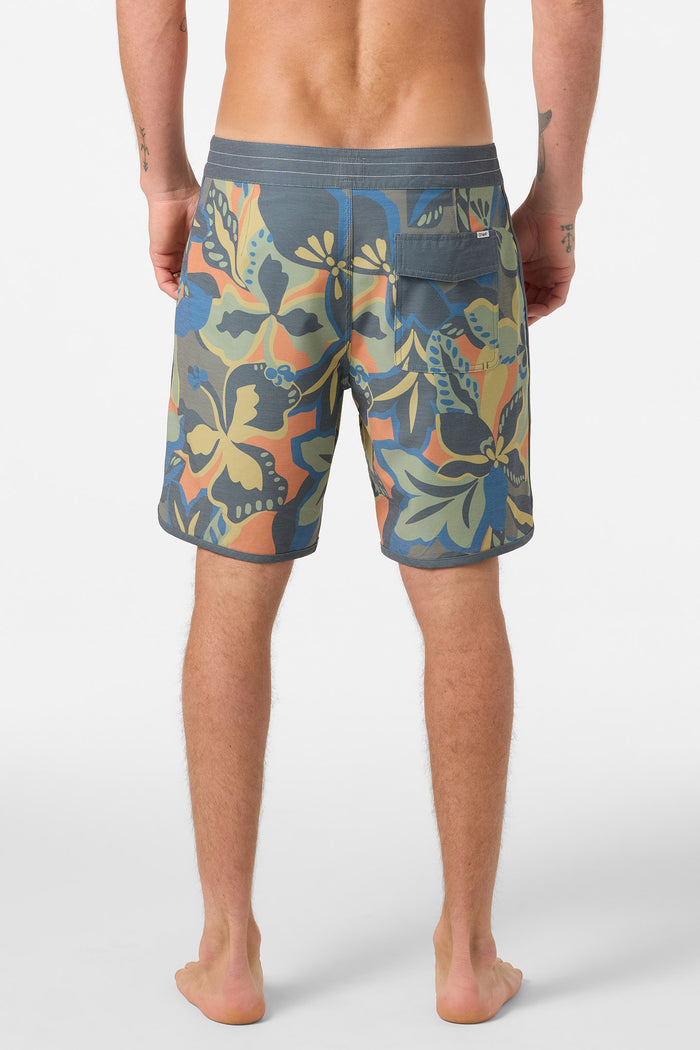 O'Riginals Print Scallop 18" Boardshorts - Dark Shadow | O'Neill