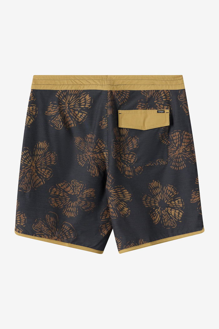 O'Riginals Print Scallop 18" Boardshorts - Phantom | O'Neill