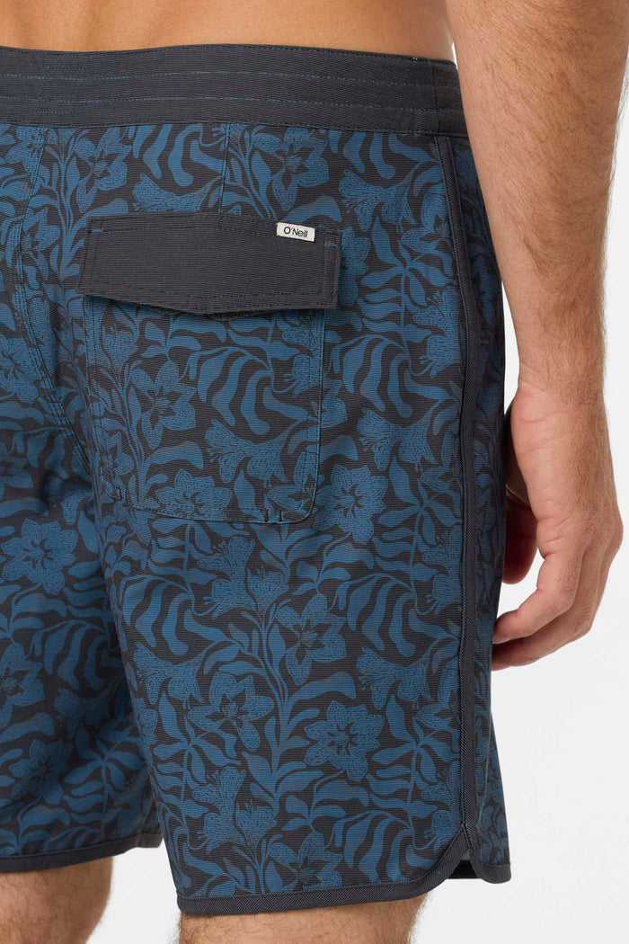 O'Riginals Print Scallop 18" Boardshorts - Blue Fsn 2 | O'Neill
