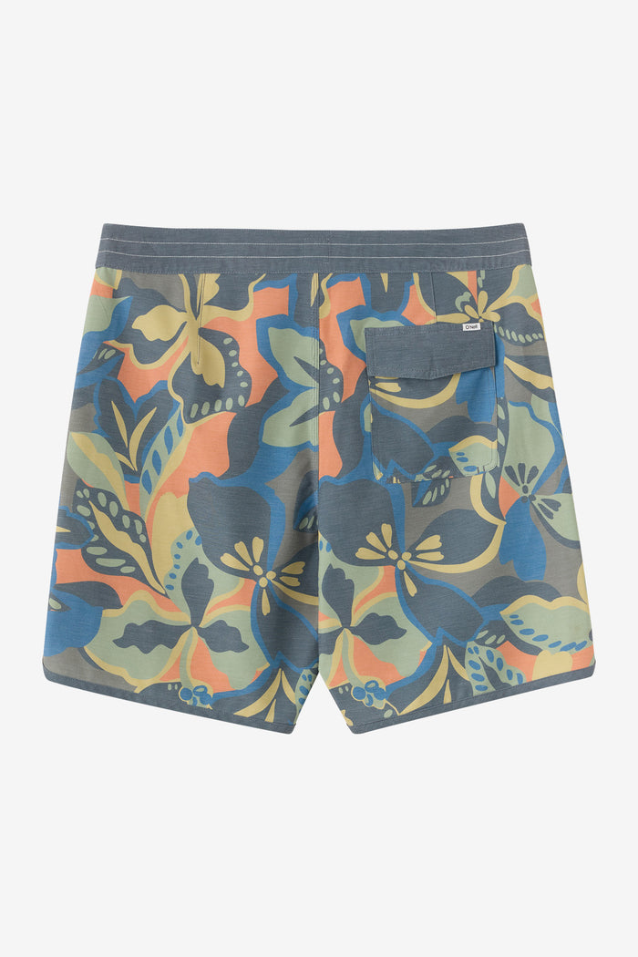 O'Riginals Print Scallop 18" Boardshorts - Dark Shadow | O'Neill