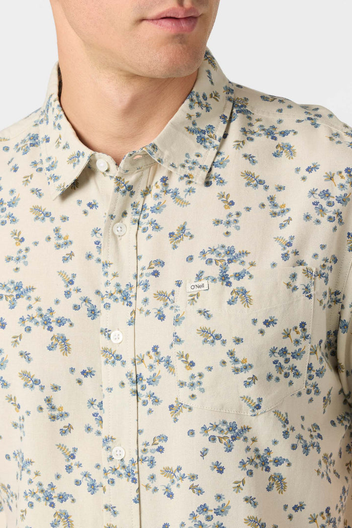 O'Riginals Print Standard Fit Shirt - Lt Khaki | O'Neill