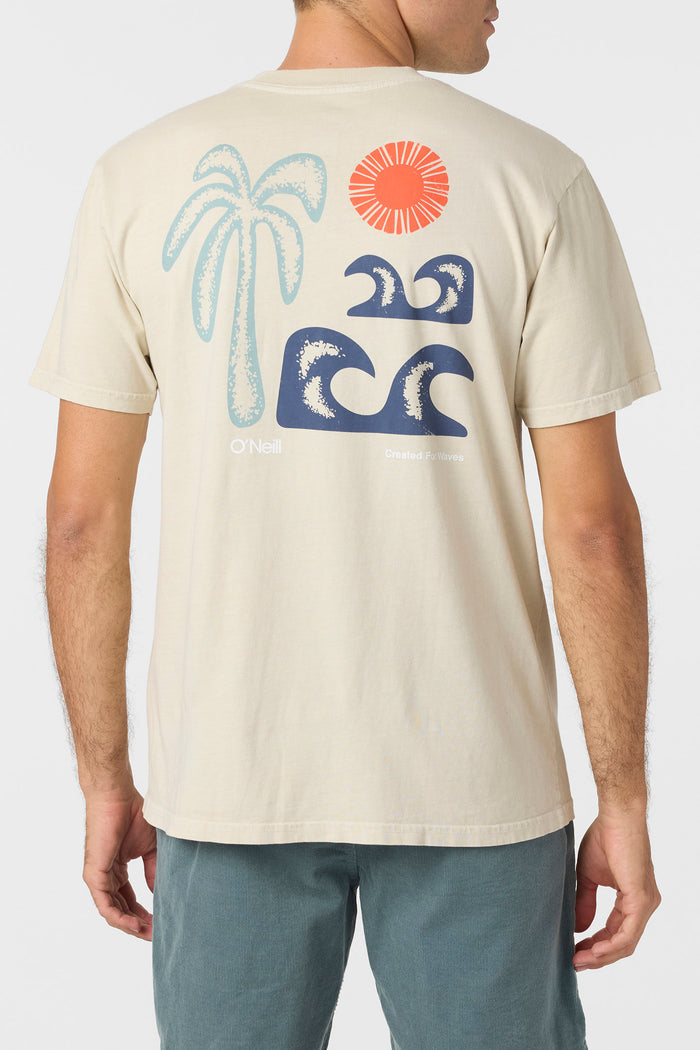 O'Riginals Scenic Relaxed Fit Tee - Lt Khaki | O'Neill