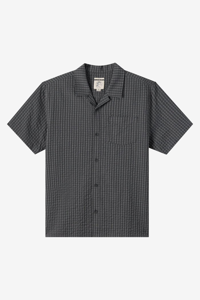 O'Riginals Seersucker Plaid Shirt - Dark Shadow | O'Neill
