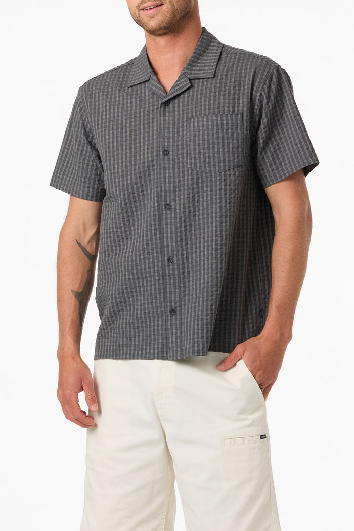 O'Riginals Seersucker Plaid Shirt - Dark Shadow | O'Neill