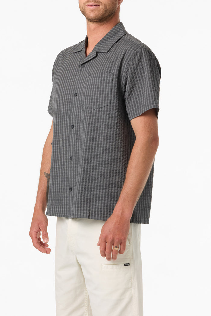 O'Riginals Seersucker Plaid Shirt - Dark Shadow | O'Neill