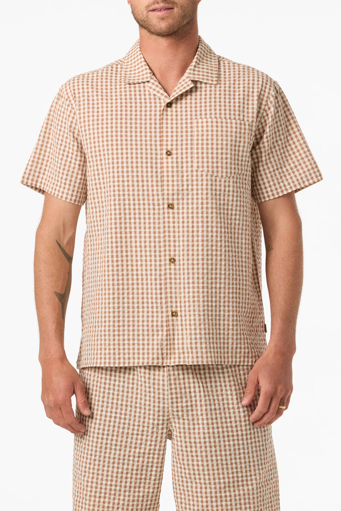 O'Riginals Seersucker Plaid Shirt - Tofu | O'Neill