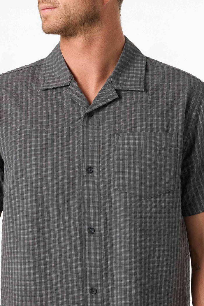 O'Riginals Seersucker Plaid Shirt - Dark Shadow | O'Neill