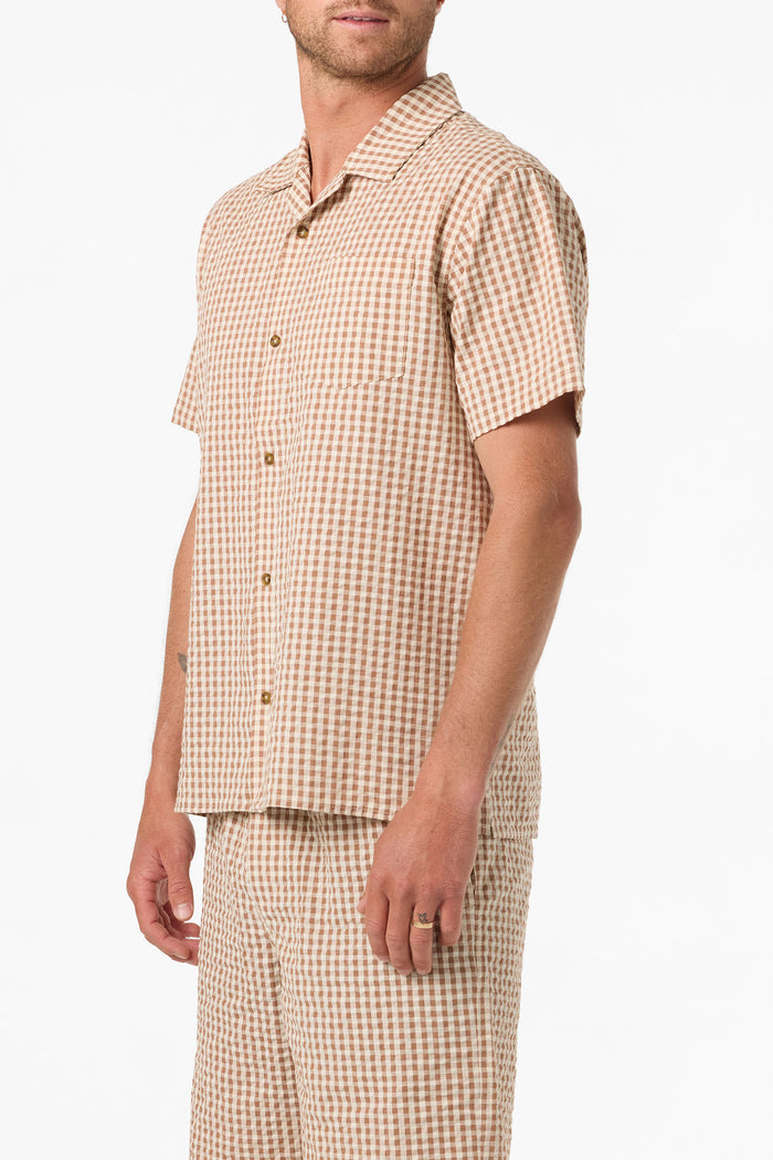 O'Riginals Seersucker Plaid Shirt - Tofu | O'Neill