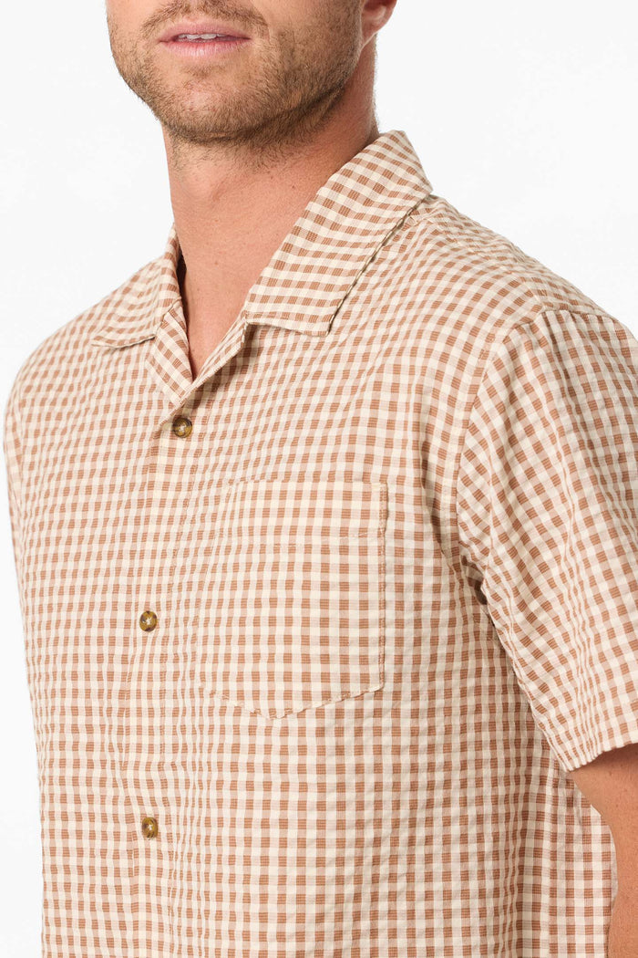 O'Riginals Seersucker Plaid Shirt - Tofu | O'Neill
