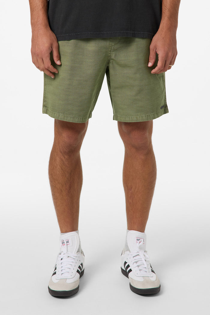 O'Riginals Shoreline Elastic Waist 18" Shorts - Oil Green | O'Neill