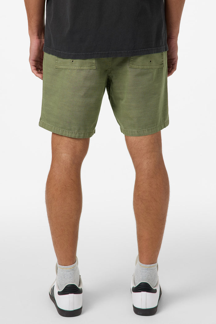 O'Riginals Shoreline Elastic Waist 18" Shorts - Oil Green | O'Neill