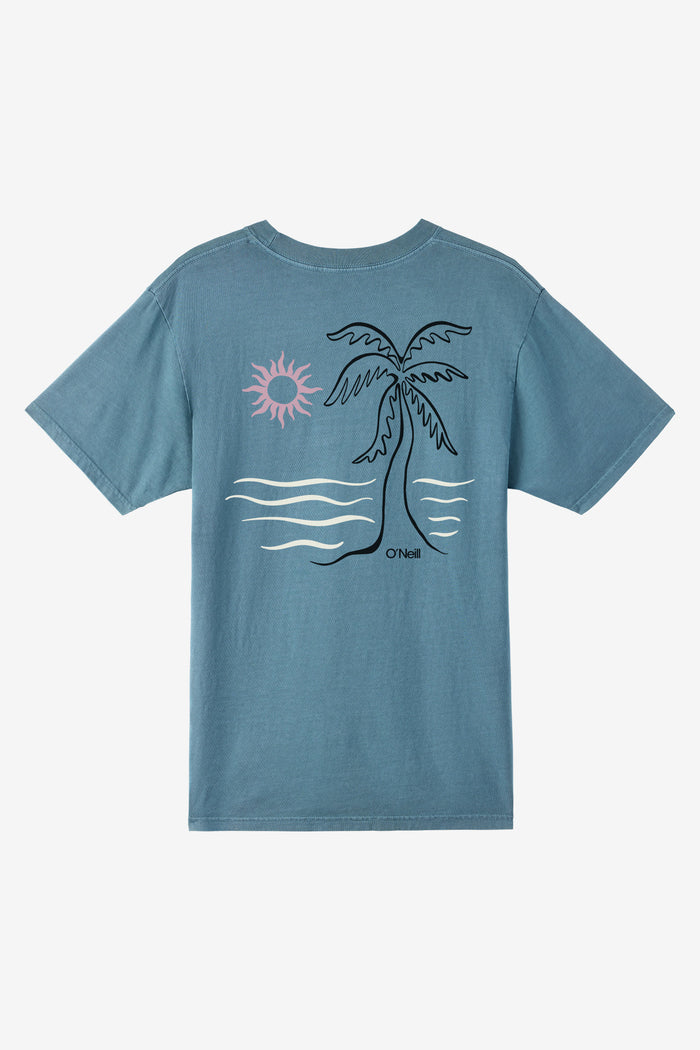 O'Riginals Sun Palm Relaxed Fit Tee - Aegean Blue | O'Neill