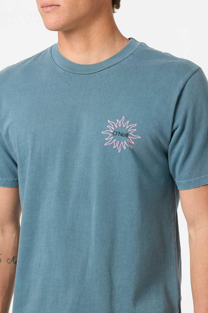 O'Riginals Sun Palm Relaxed Fit Tee - Aegean Blue | O'Neill