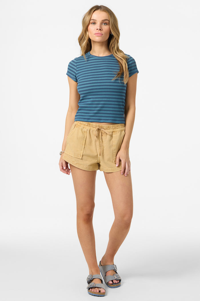 O'Riginals Yarn Dye Baby Tee - Blue Fusion | O'Neill